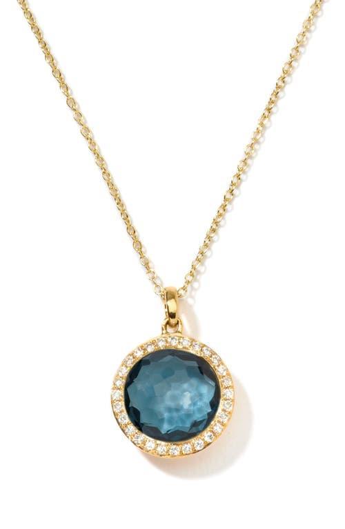 Ippolita Lollipop Rose Quartz & Diamond Mini Pendant Necklace Product Image