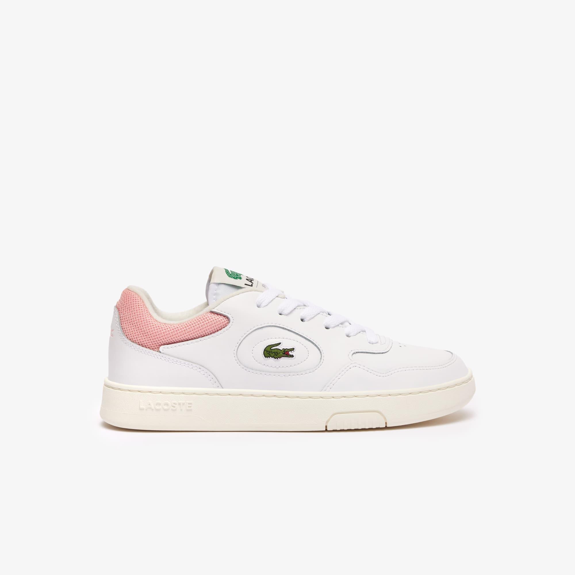 Women's Lineset Contrasted Leather Trainers  Product Image