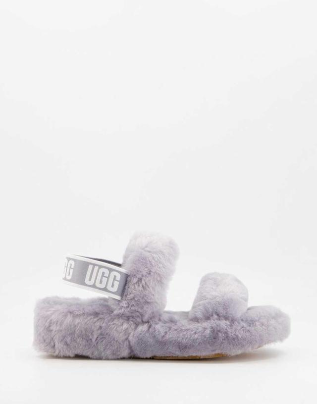 UGG Oh Yeah double strap flat sandals in soft amethyst Product Image