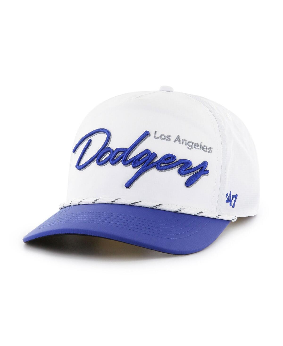 Mens 47 Brand White Los Angeles Dodgers Chamberlain Hitch Adjustable Hat Product Image