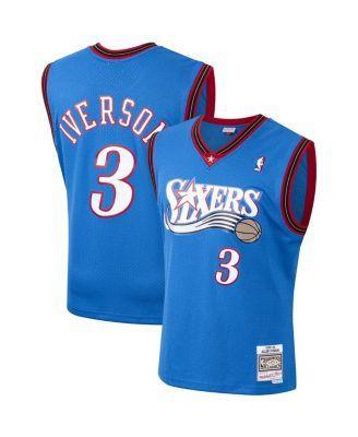 Mens Mitchell & Ness Allen Iverson Royal Philadelphia 76ers Hardwood Classics 2000-01 Swingman Jersey - Royal Product Image