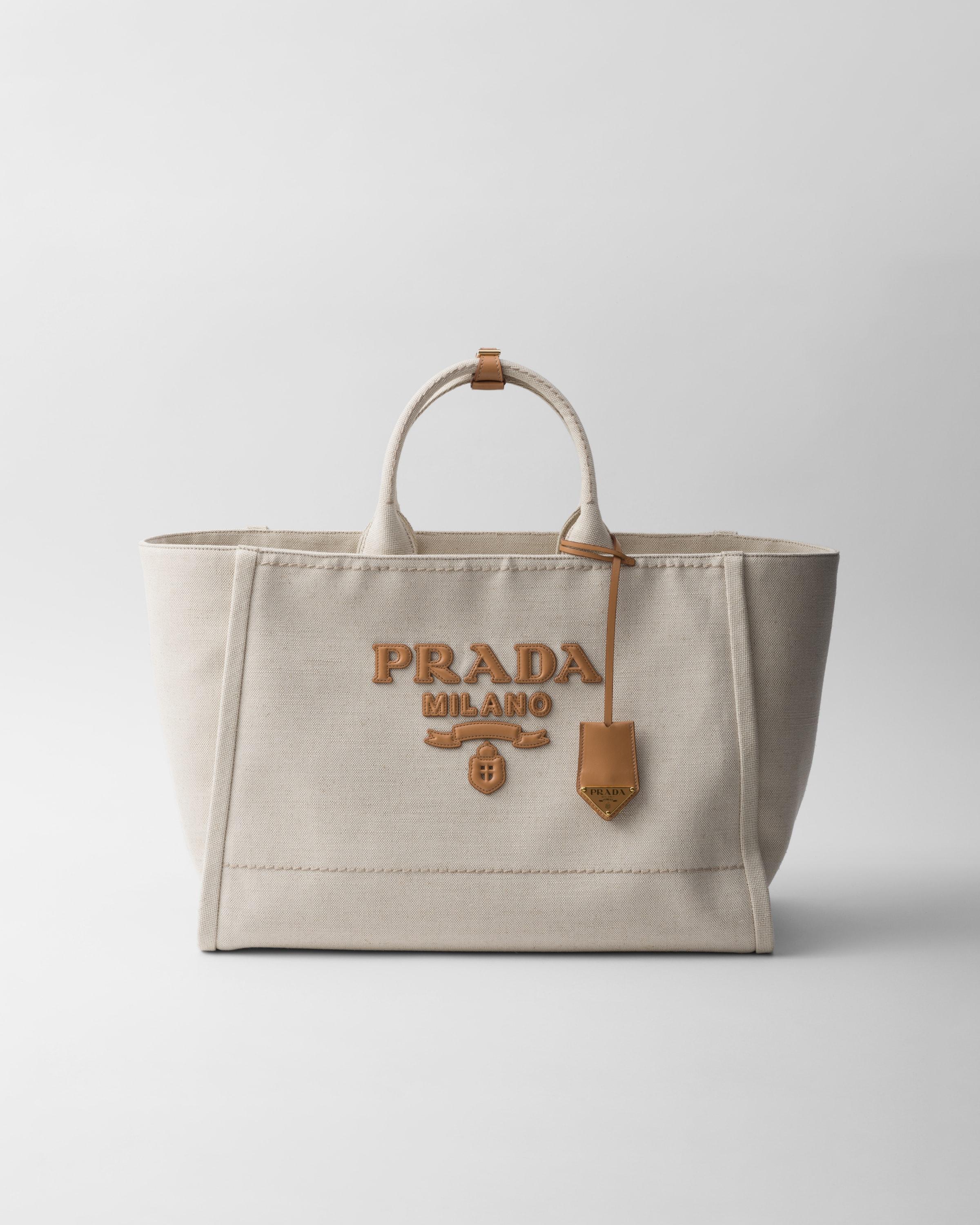 Linen blend tote bag Product Image