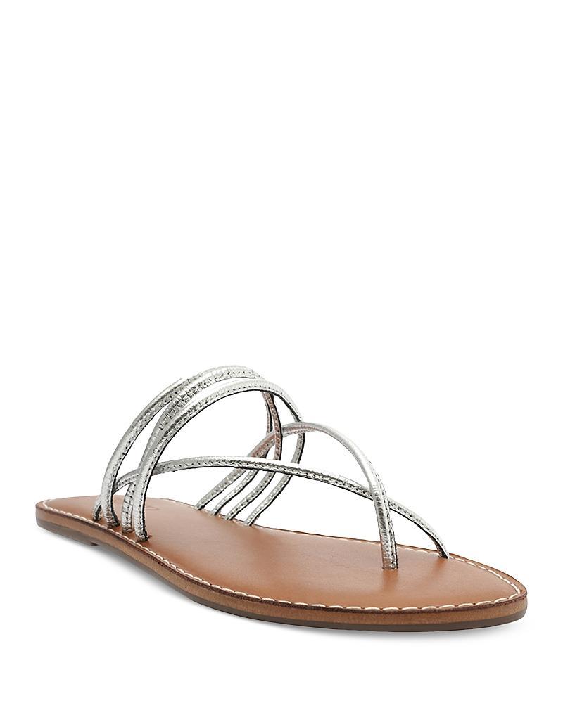 Schutz Womens Mirielle Slip On Crisscross Slide Sandals Product Image