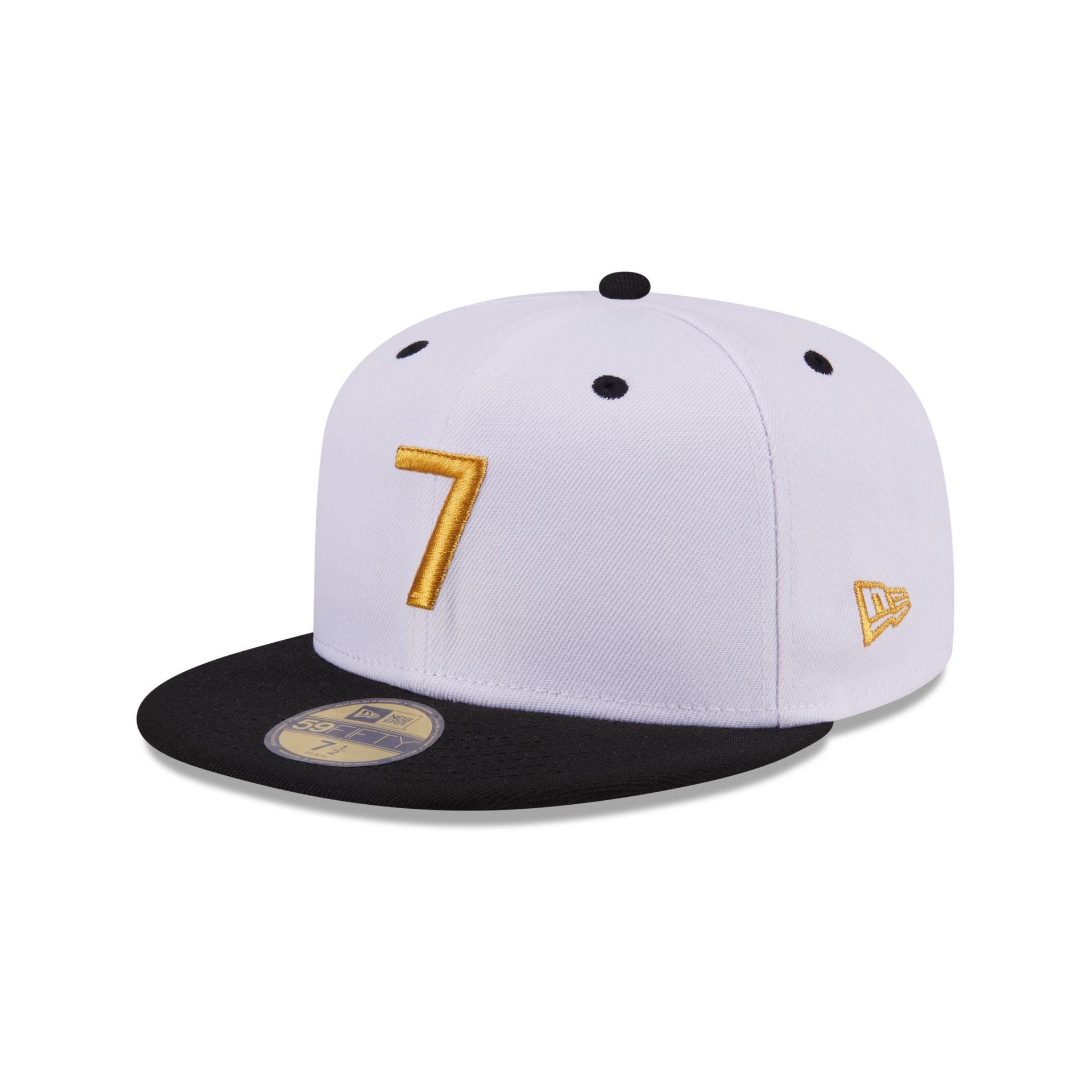 New Era Cap Signature Size 7 White 59FIFTY Fitted Male Product Image