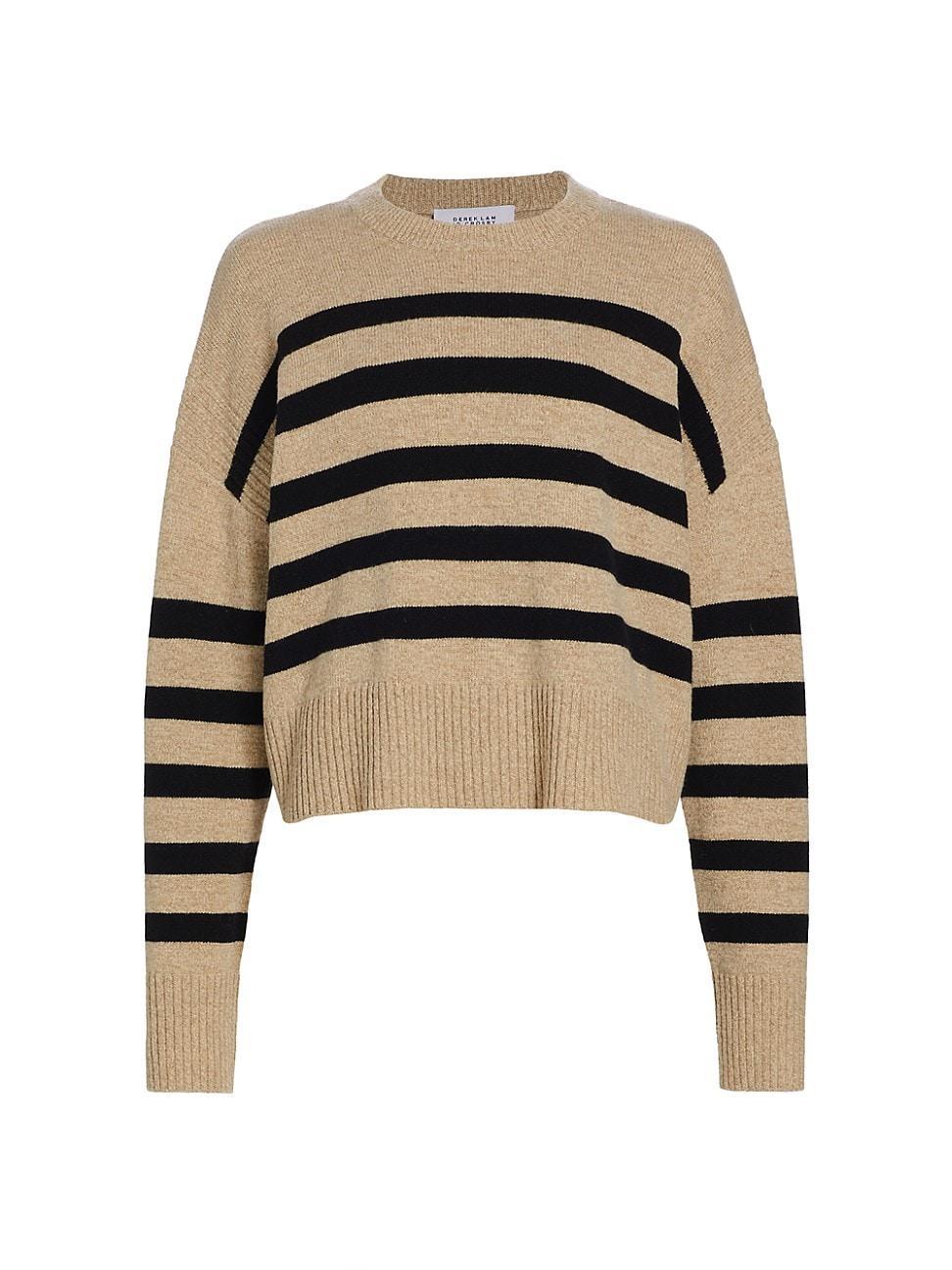 Womens Farah Wool-Blend Stripe Sweater Product Image