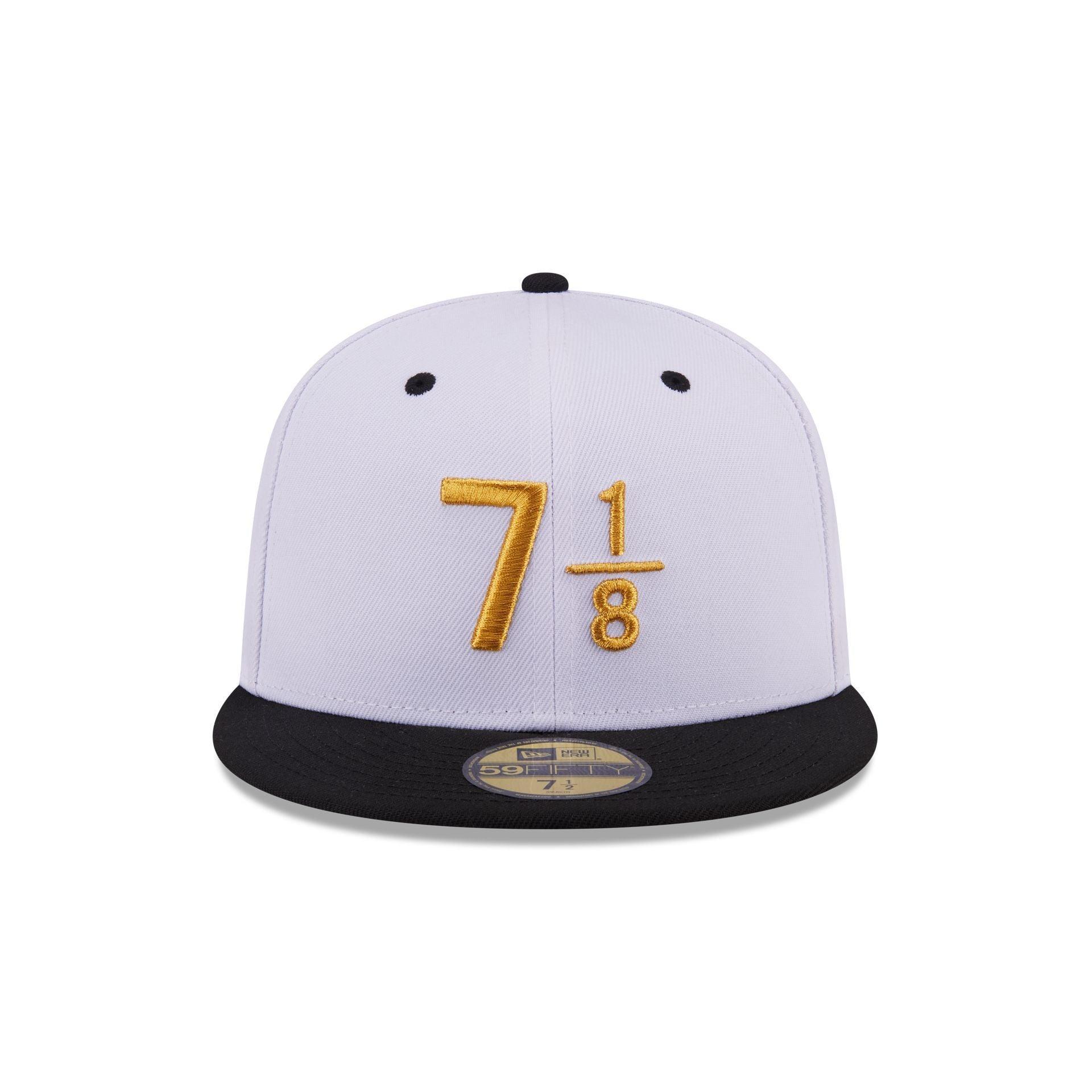 New Era Cap Signature Size 7 1/8 White 59FIFTY Fitted Male Product Image