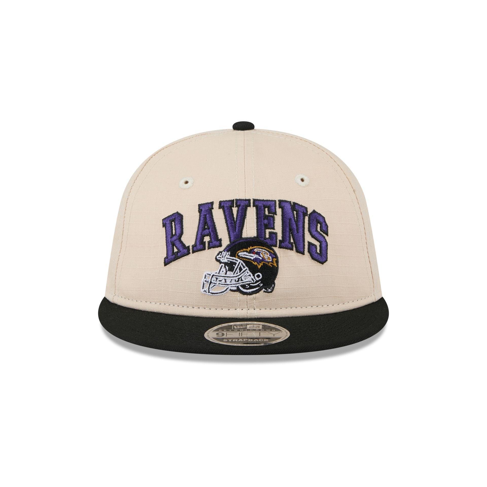 Baltimore Ravens Historic Helmet Retro Crown 9FIFTY Snapback Hat Male Product Image