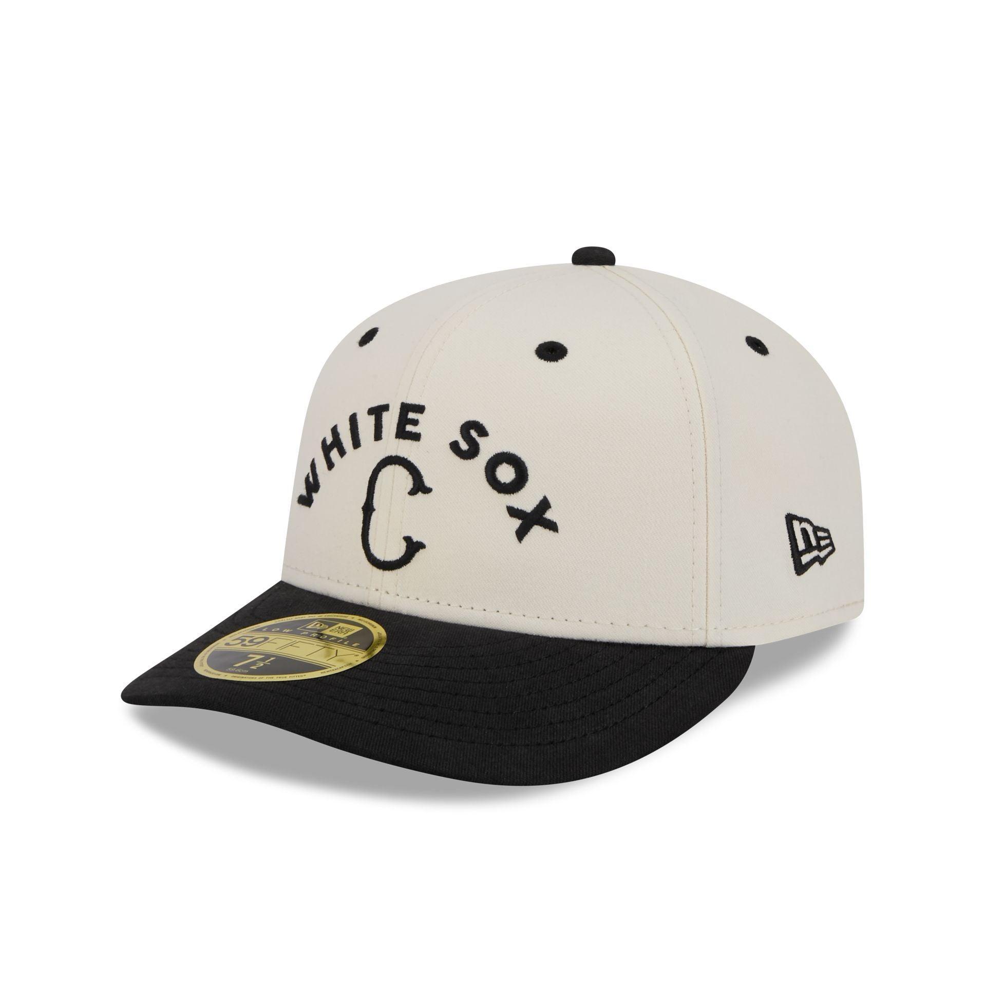 Chicago White Sox Vintage Stack Low Profile 59FIFTY Fitted Hat Male Product Image