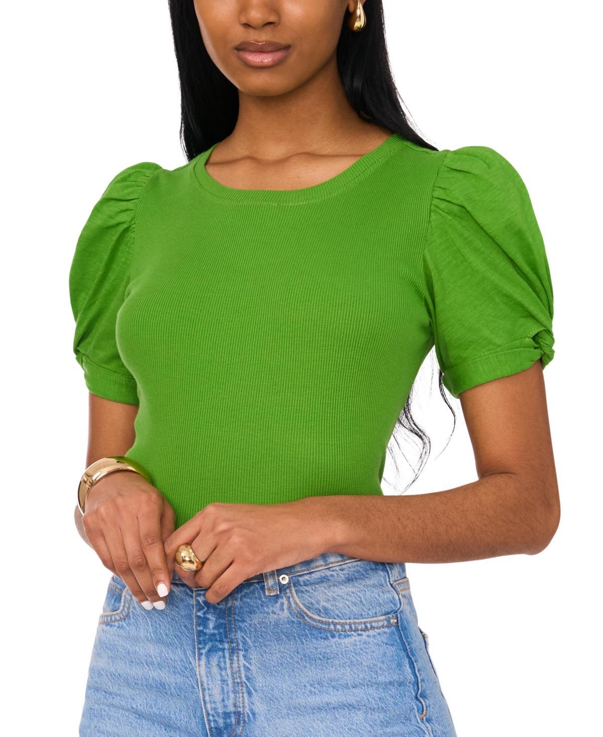 1.state Puff Sleeve Cotton Tee Product Image