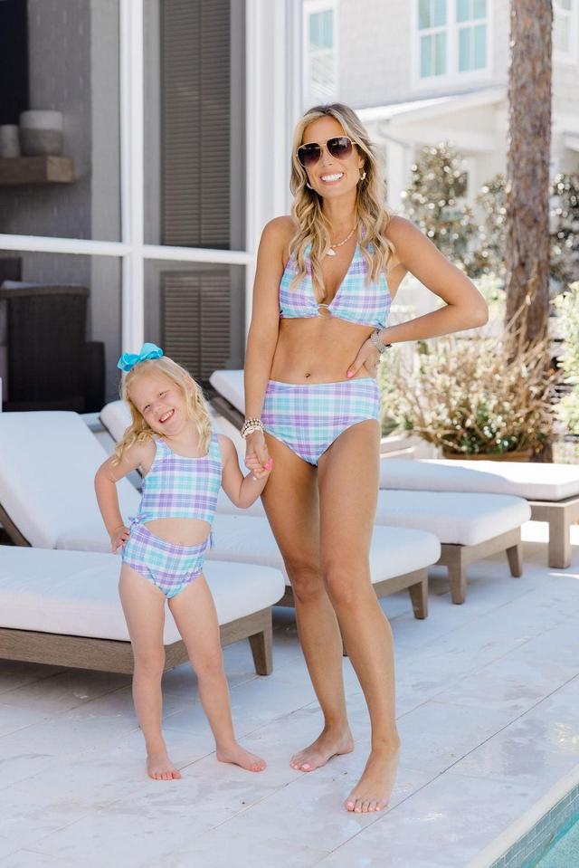 Kid's Sandy Shores Side One Piece Swimsuit Tori X Pink Lily Product Image