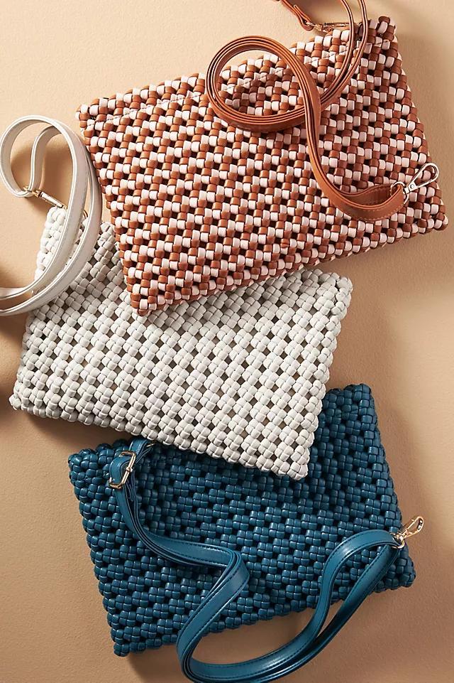 The Kalani Woven Knot Clutch: Faux Leather Edition Product Image