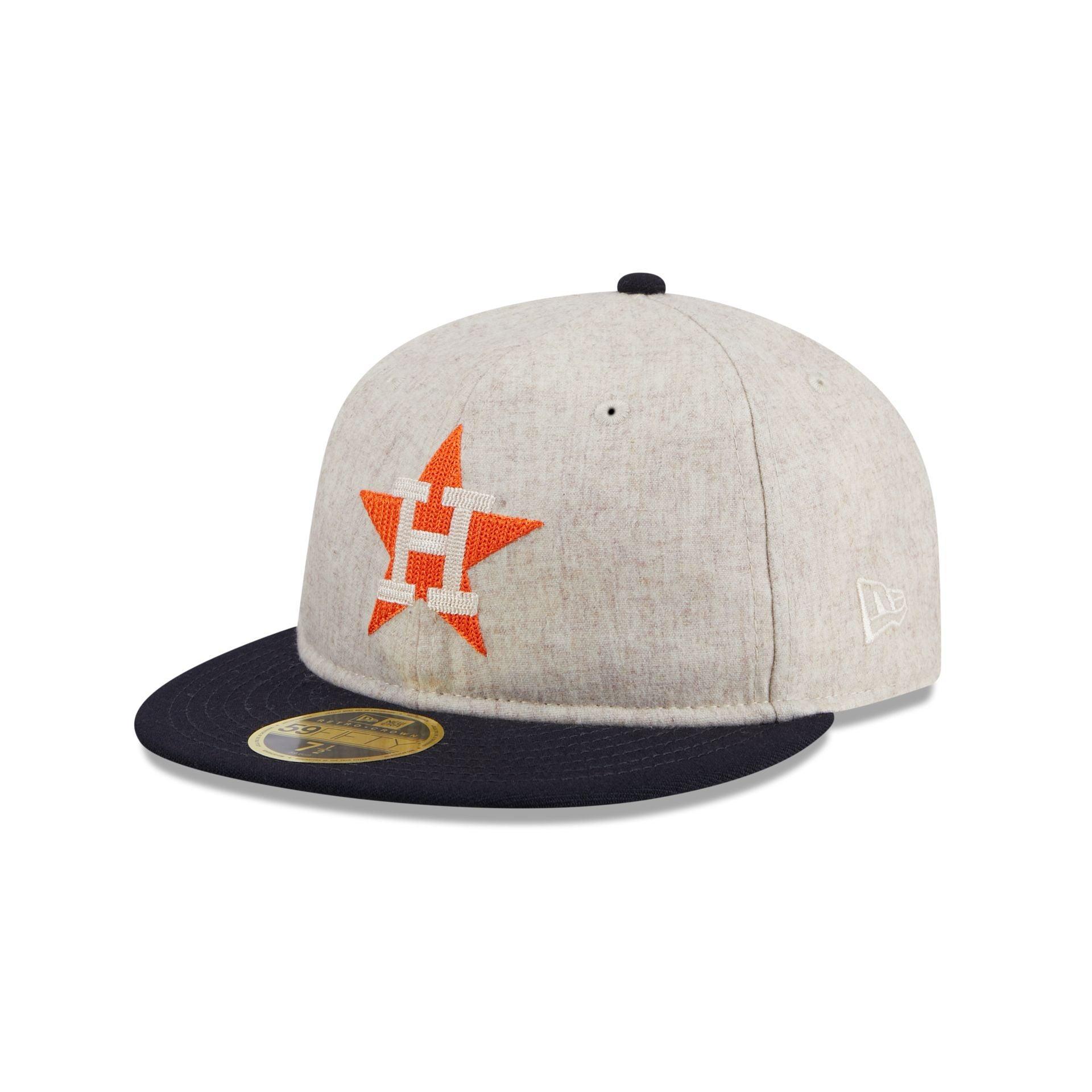 Houston Astros Melton Wool Retro Crown 59FIFTY Fitted Hat Male Product Image