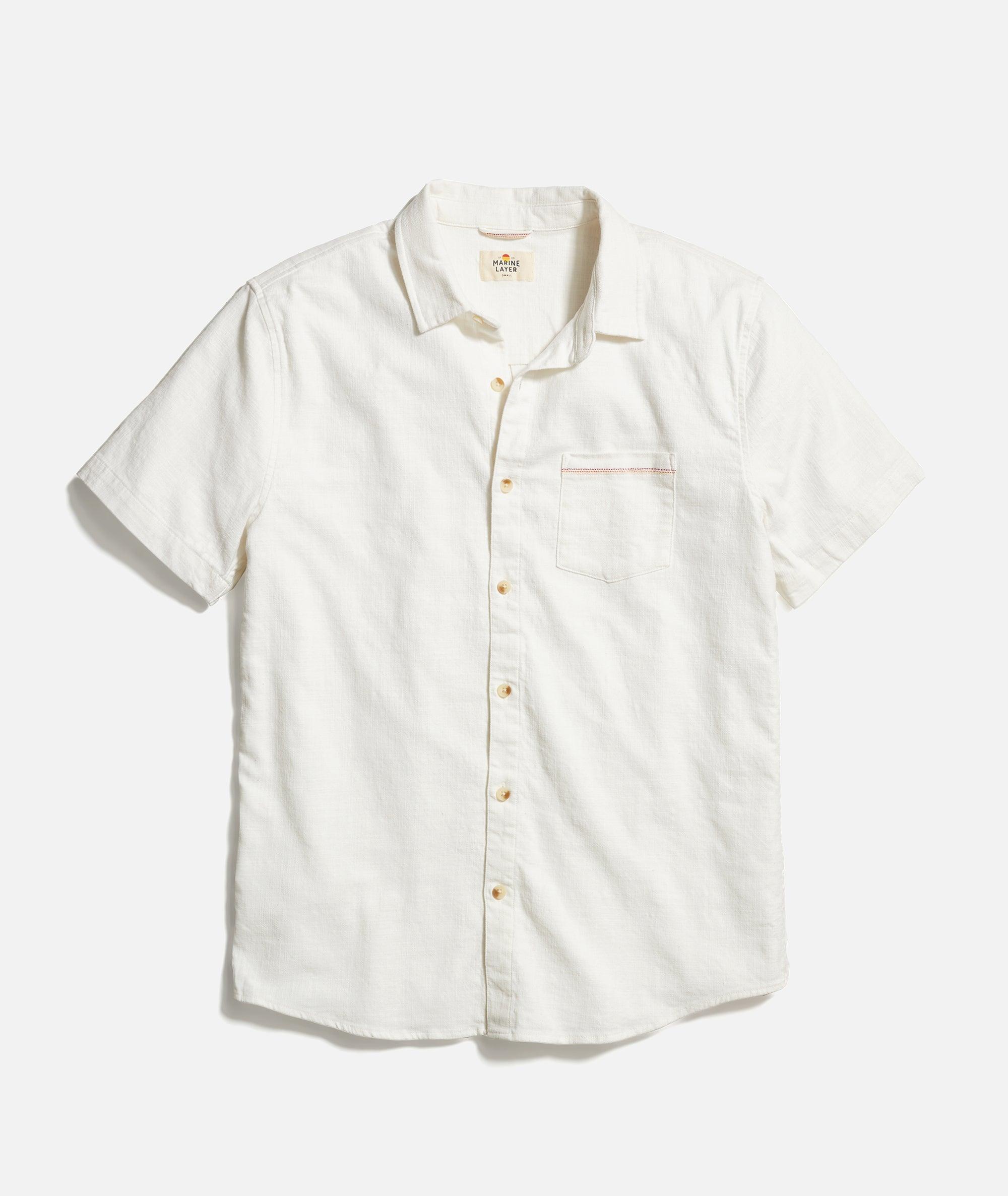 Stretch Selvage Short Sleeve Shirt Product Image