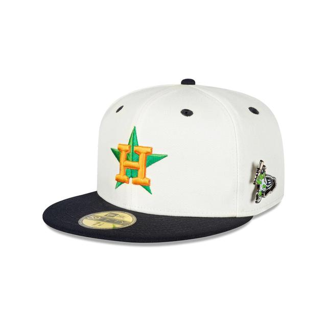 Houston Astros Mascot Pin 59FIFTY Fitted Hat Male Product Image