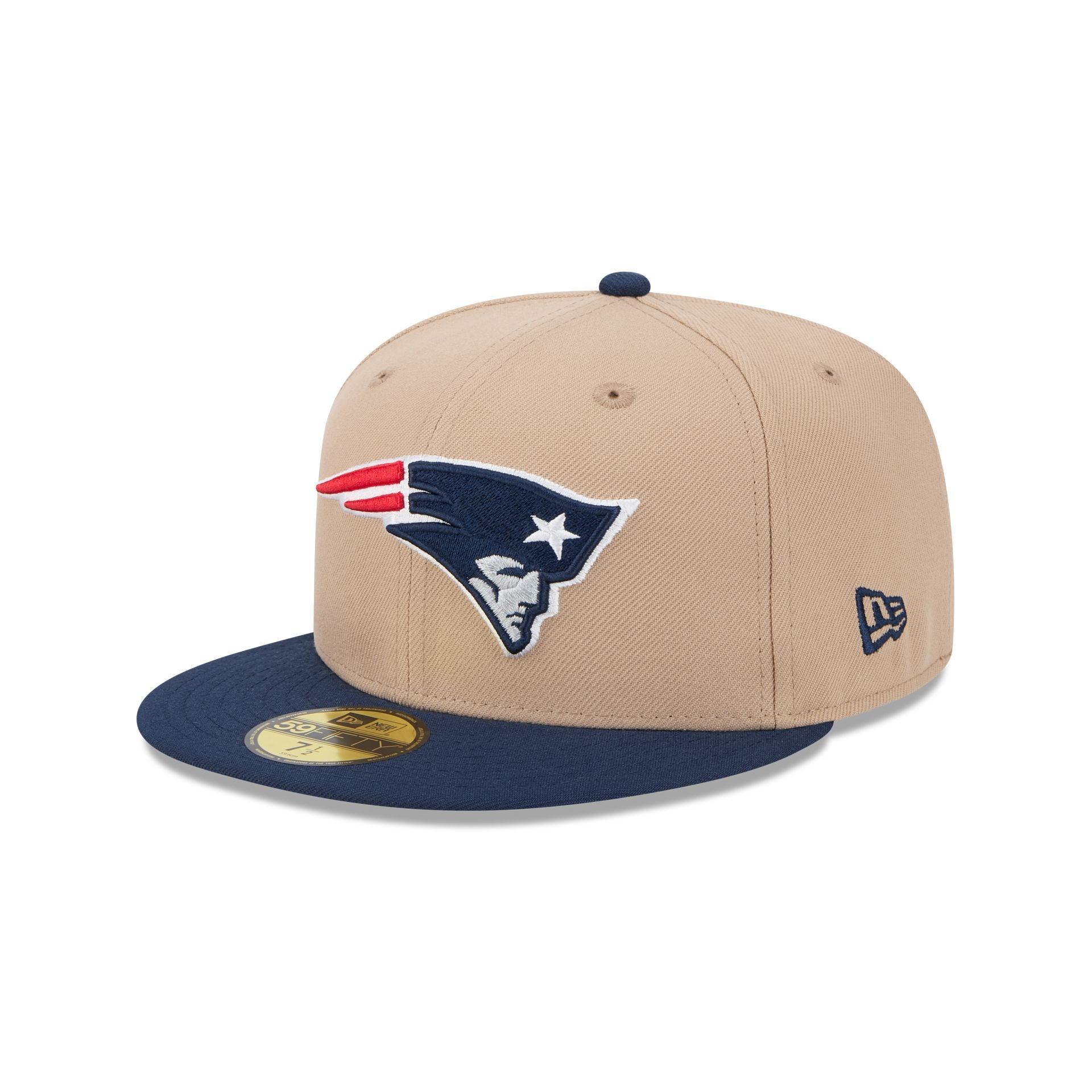 New England Patriots Camel 59FIFTY Fitted Hat Male Product Image