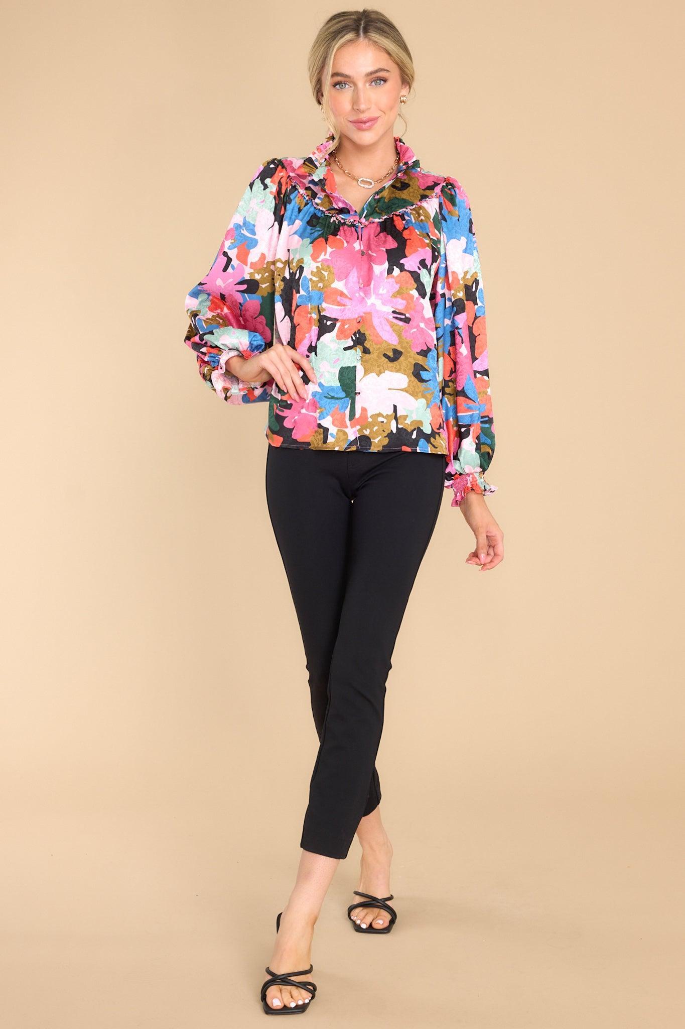 Wells Art In Bloom Max Floral Print Top product image