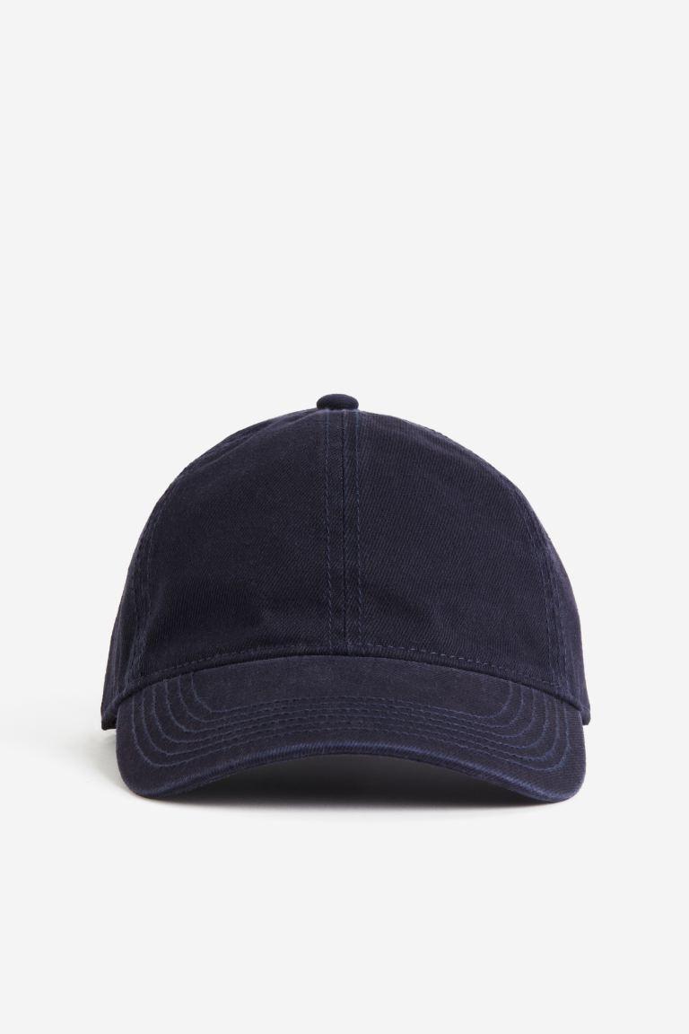 Washed-look Denim Cap Product Image