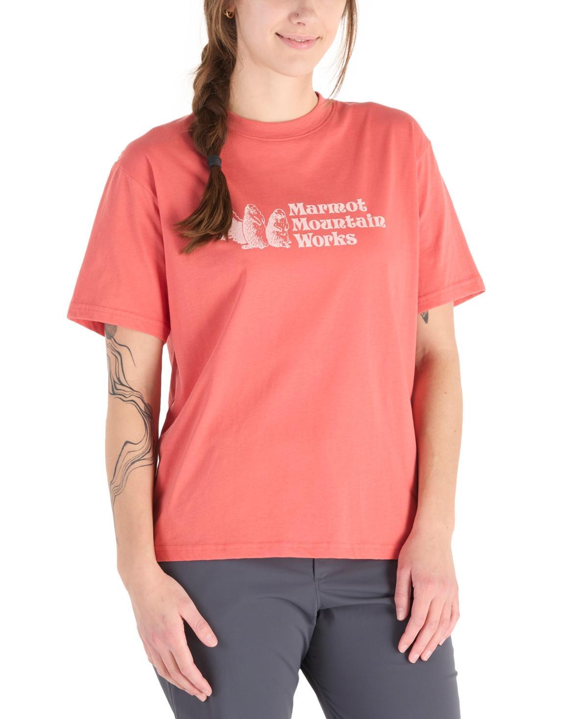 Marmot Womens Marmot For Life Graphic Crewneck Tee Product Image