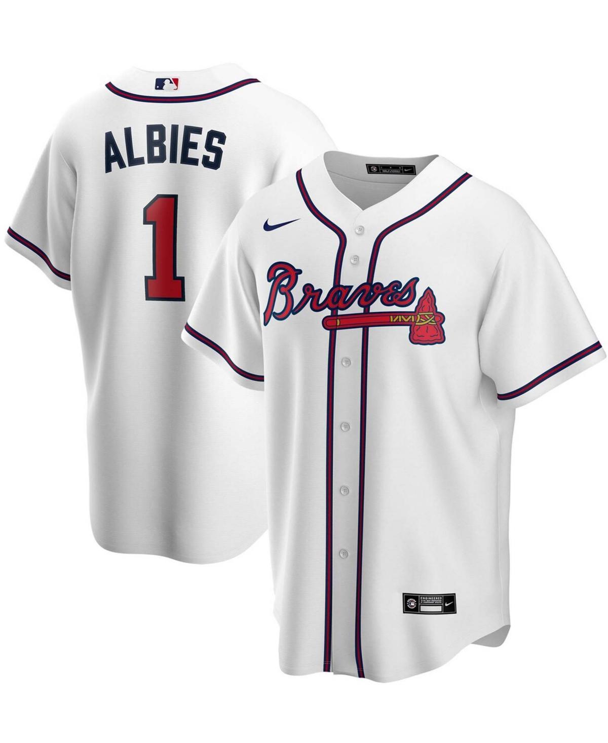 Mens Nike Ozzie Albies Atlanta Braves Home Replica Player Name Jersey Product Image