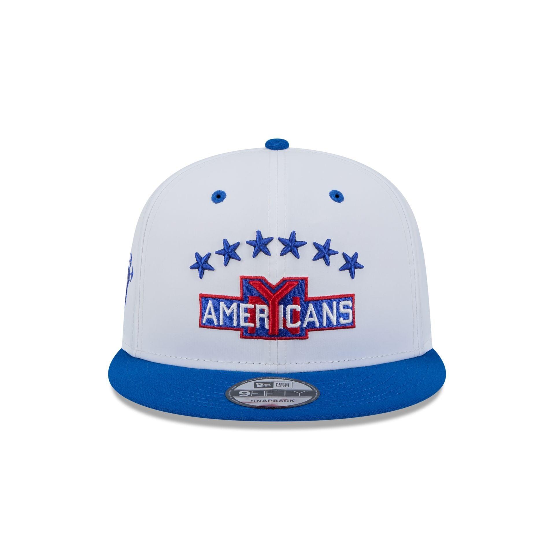 New York Americans Vintage Satin 9FIFTY Snapback Hat Male Product Image