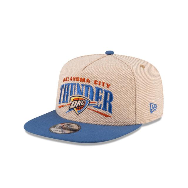 Oklahoma City Thunder Terry Heather 9FIFTY A-Frame Snapback Hat Male Product Image