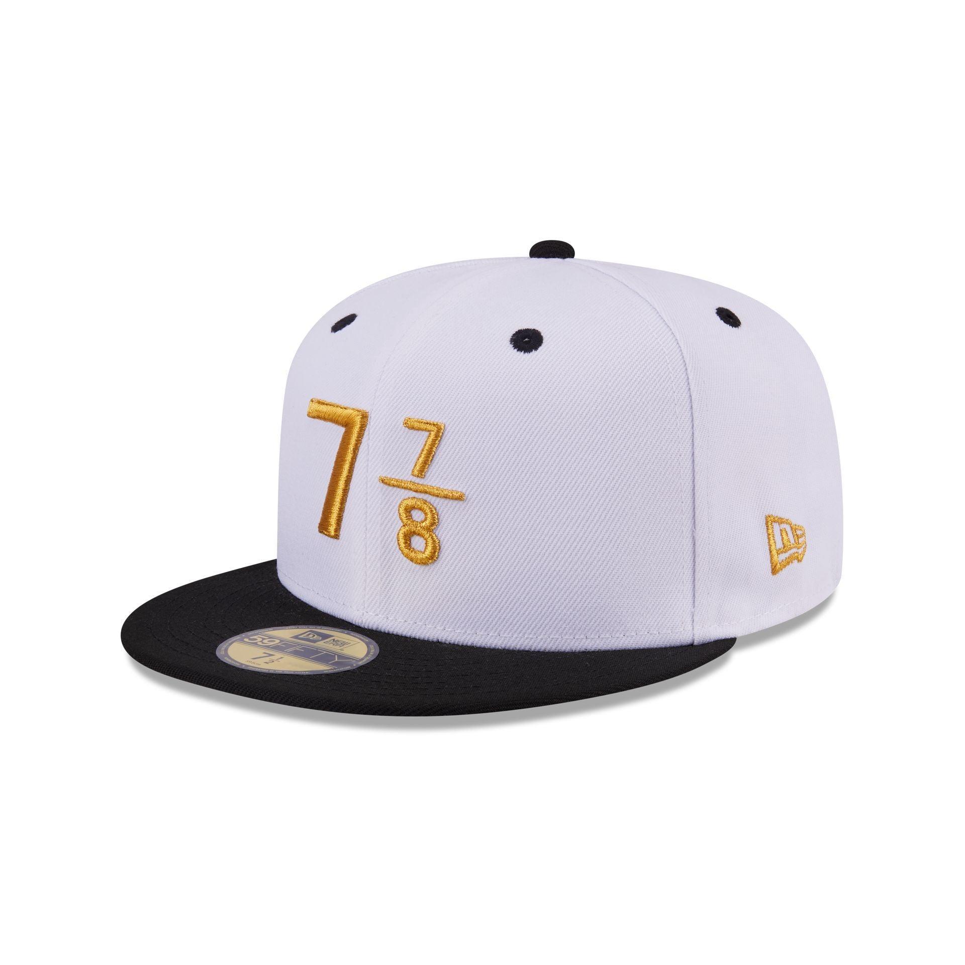 New Era Cap Signature Size 7 7/8 White 59FIFTY Fitted Male Product Image