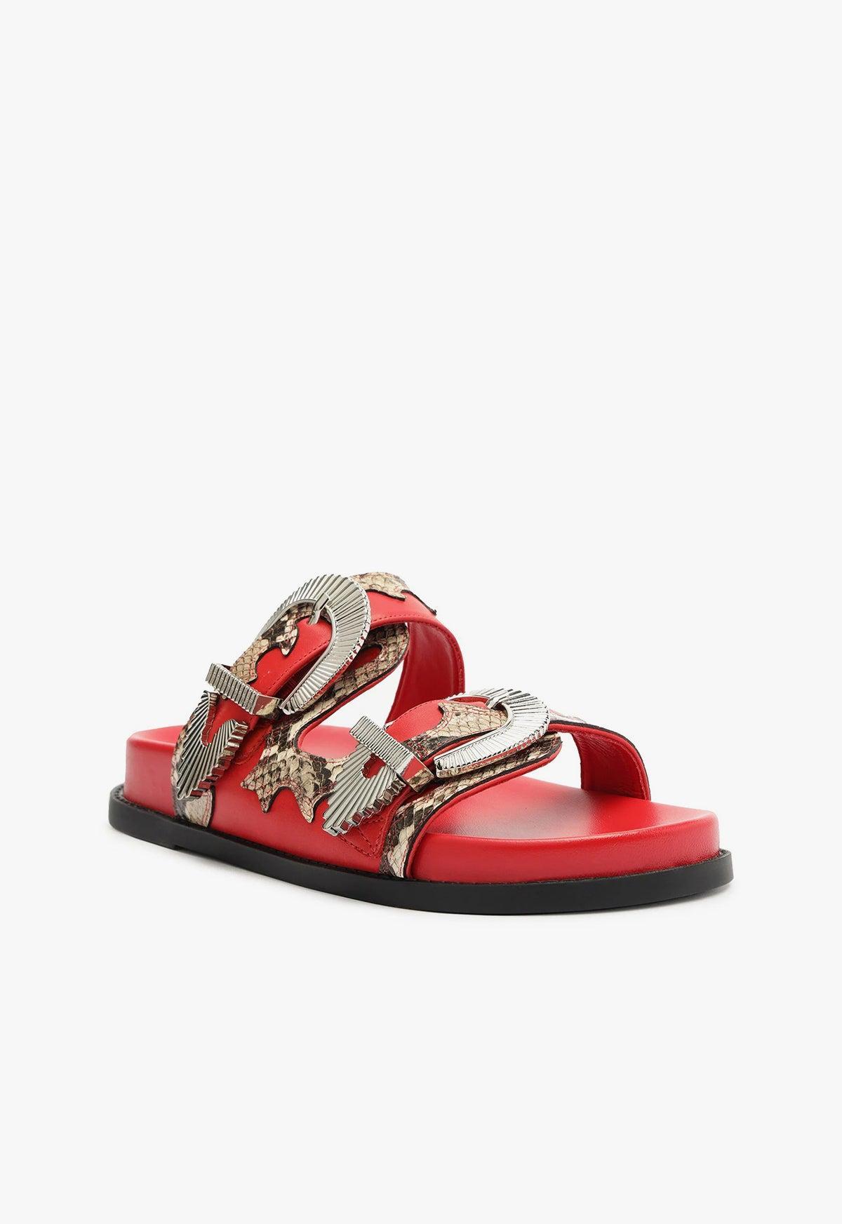 Harper Sporty Leather Sandal Female Product Image