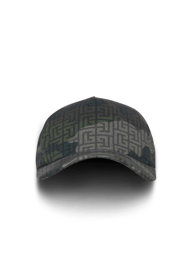 Monogrammed camouflage print baseball cap Product Image