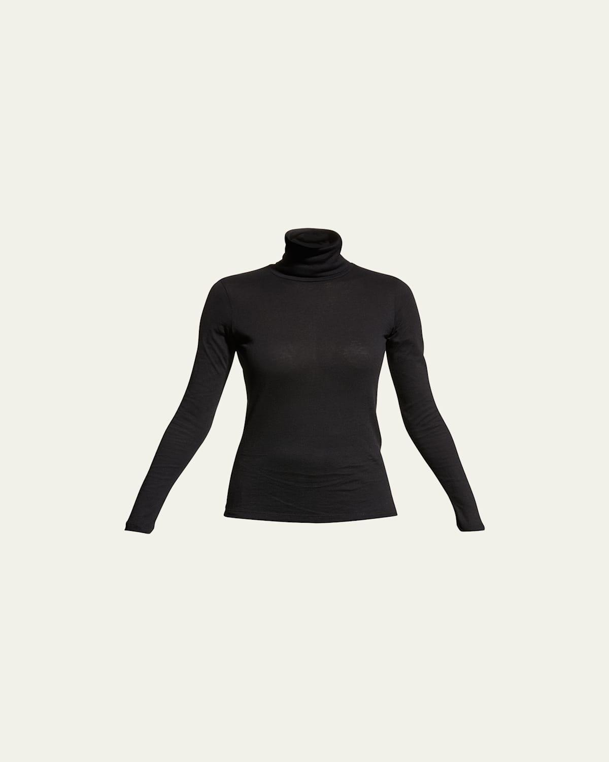 Womens Turtleneck Pullover Top Product Image