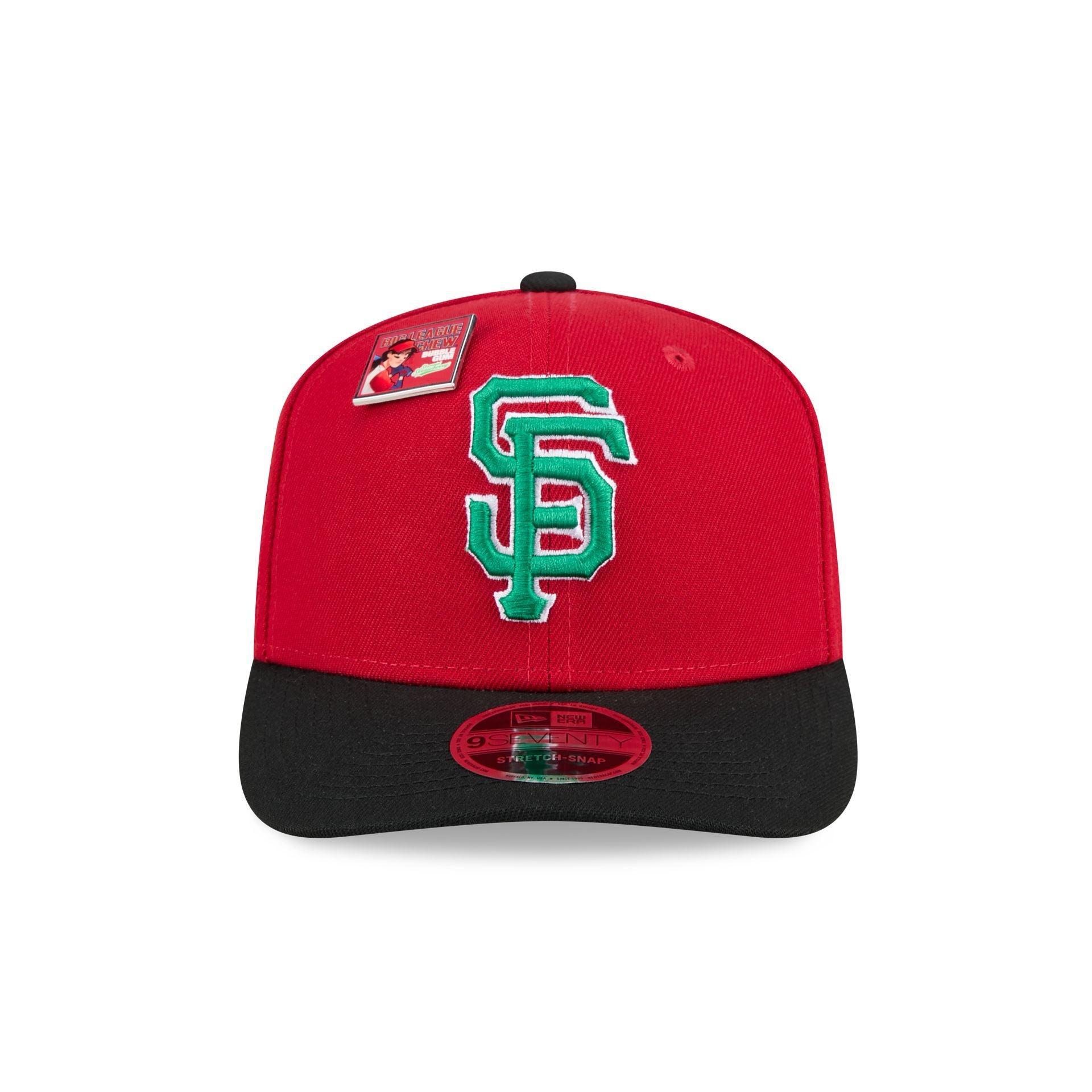 Big League Chew X San Francisco Giants Slammin' Strawberry 9SEVENTY Stretch-Snap Hat Male Product Image