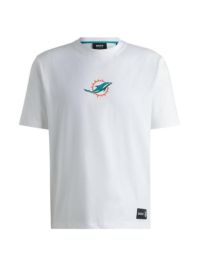 Mens BOSS x NFL Stretch Cotton T-Shirt with Special Branding Product Image