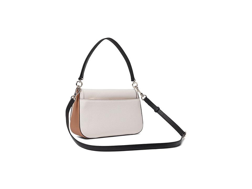 Womens Hudson Colorblocked Leather Shoulder Bag Product Image