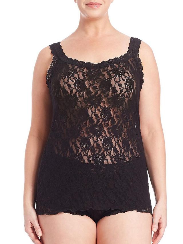 Womens Plus Signature Lace Camisole Product Image