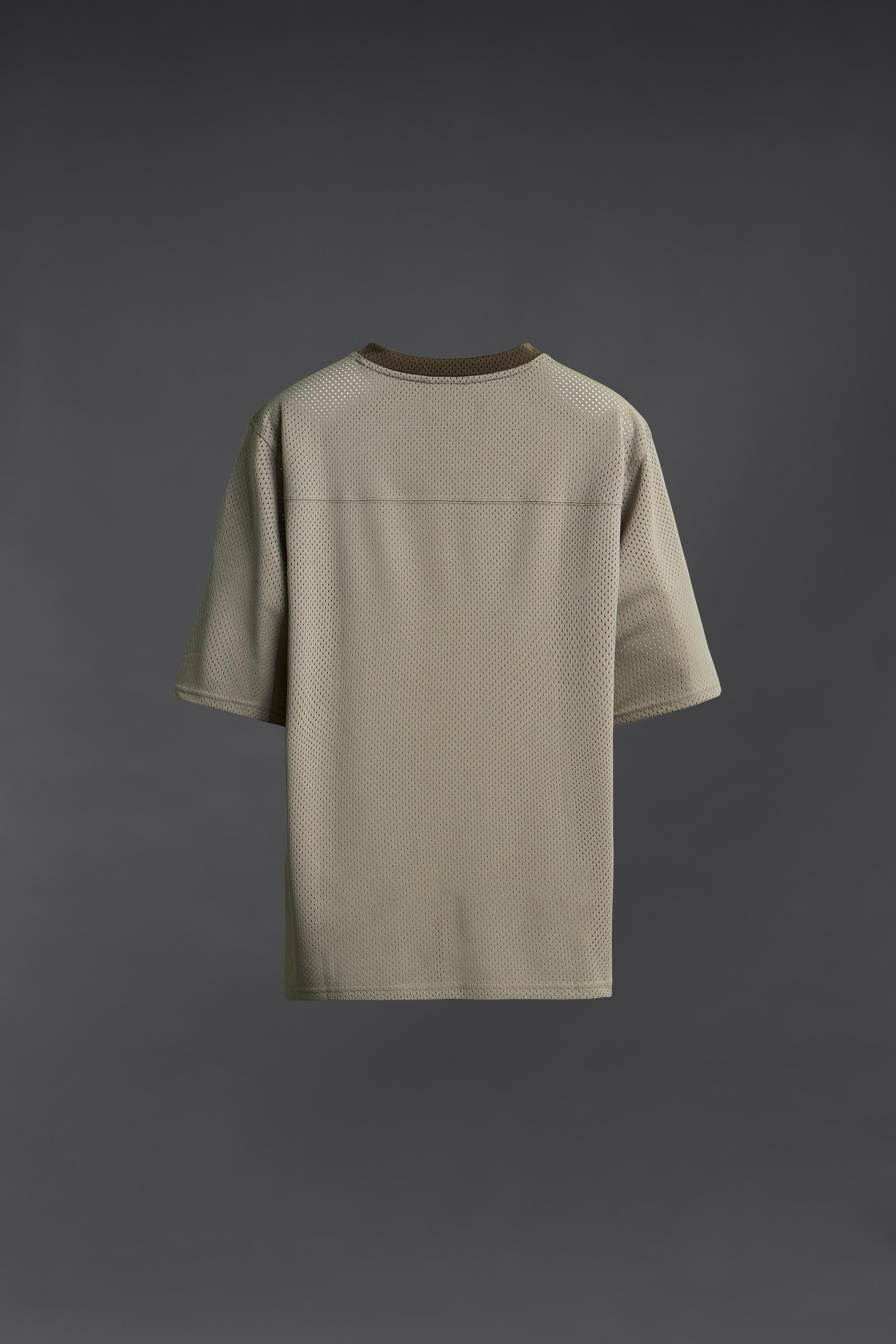 TEXTURED MESH T-SHIRT Product Image