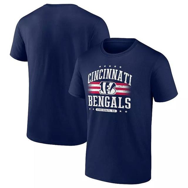 Mens Fanatics Cincinnati Bengals Americana T-Shirt Blue Product Image