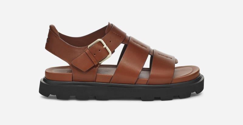 UGG Womens Capitelle Strap Leather Sandals Product Image