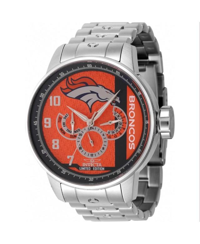 Invicta Mens 45139 Nfl Denver Broncos Quartz Orange, White, Blue Dial Watch - Orange Product Image