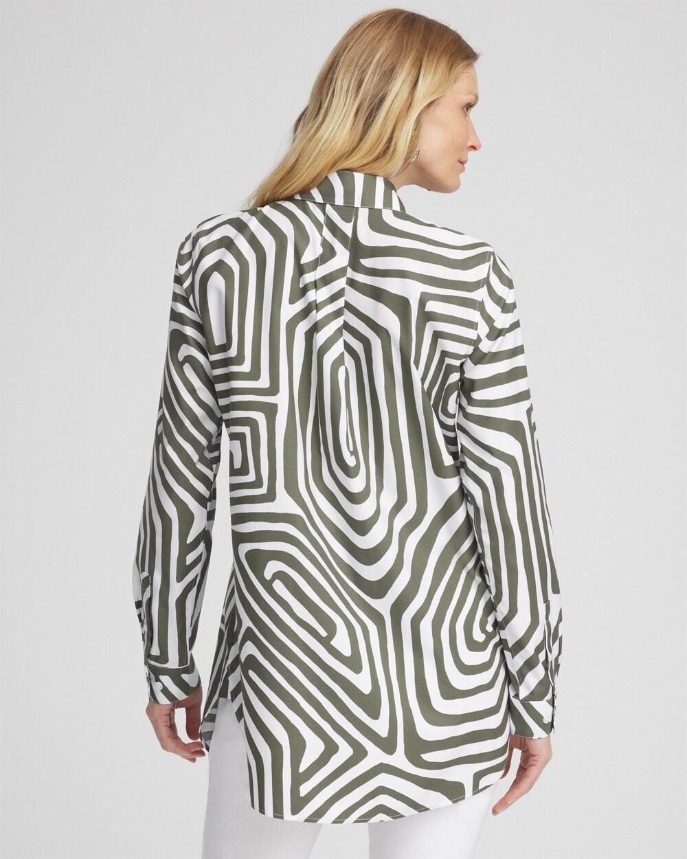 No Iron™ Stretch Abstract Print Tunic Product Image