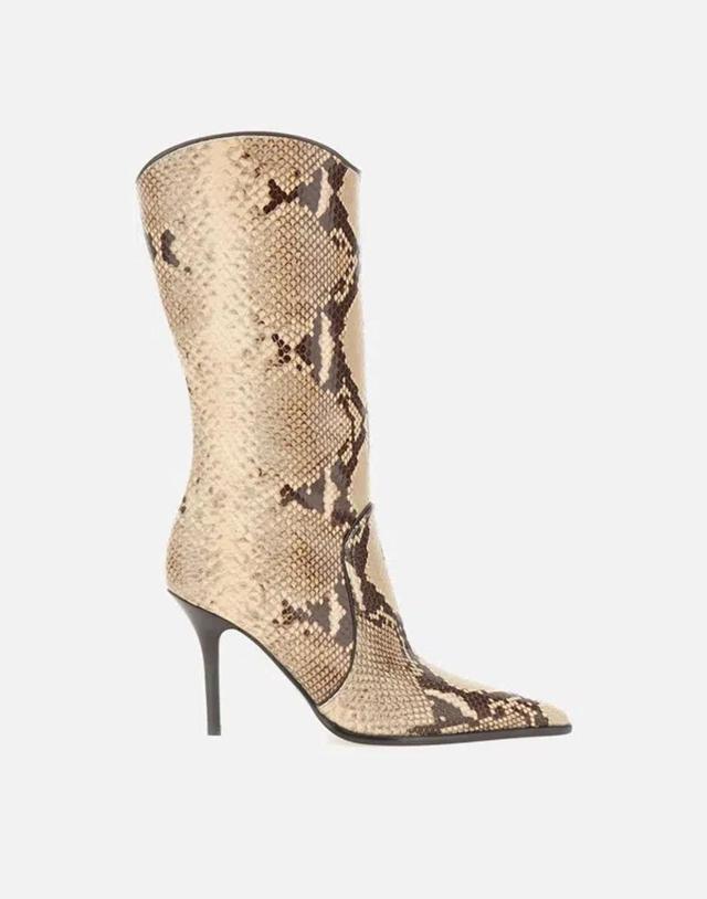 PARIS TEXAS Ashley Midcalf 95 Boot In Pale Yellow Product Image