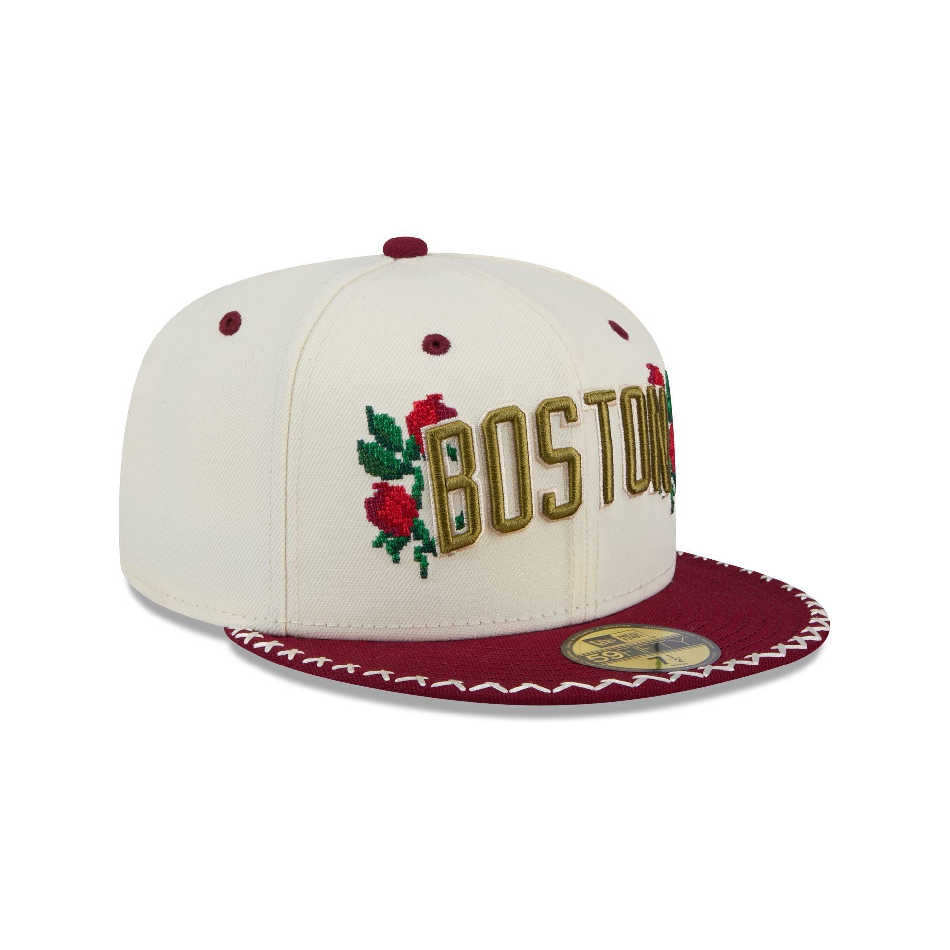 Boston Celtics Novelty Stitch 59FIFTY Fitted Hat Male Product Image