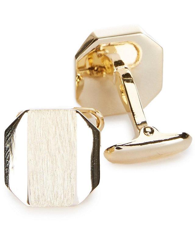 Roundtree & Yorke Hunchback Gold Cuff Links Product Image