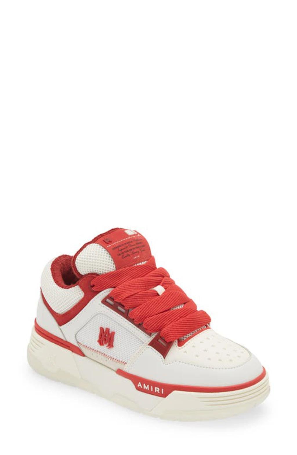 Ma-1 Sneakers In White And Red Product Image