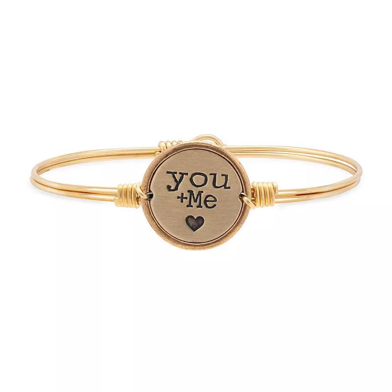 Luca + Danni You + Me Bangle Bracelet, Womens Gold Tone Product Image