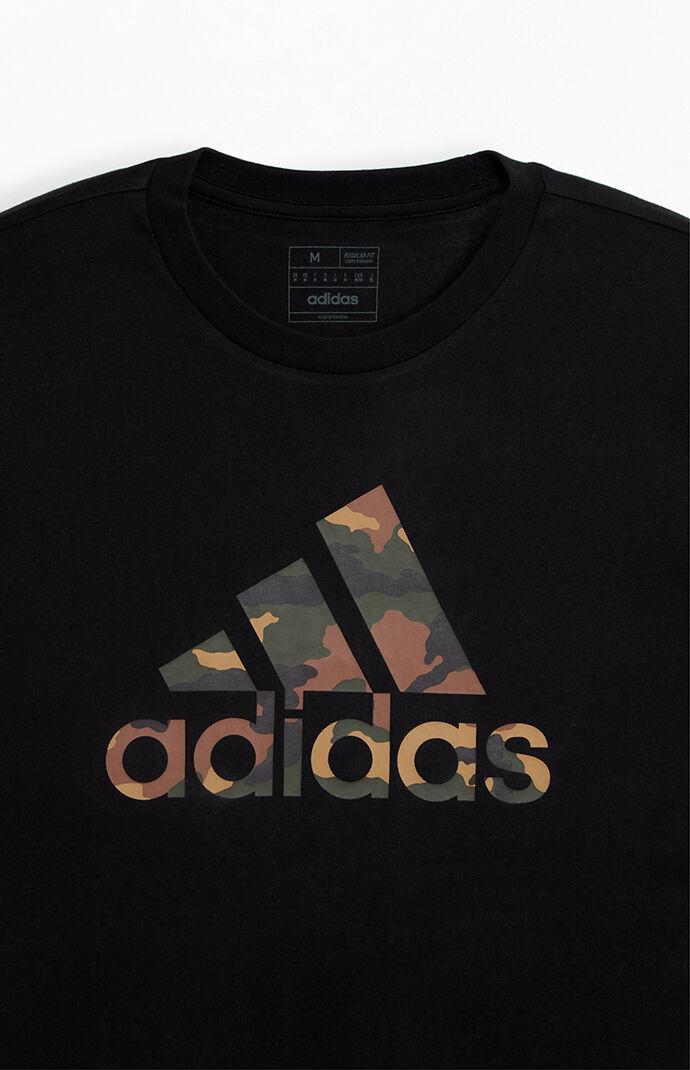 Adidas Mens Camo Badge Of Sport Graphic T-Shirt Product Image