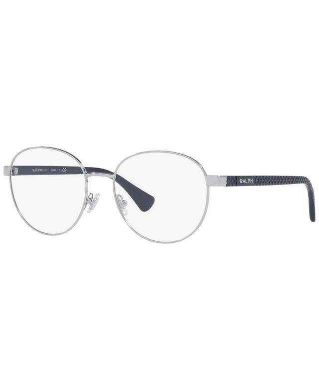 Ralph by Ralph Lauren RA6050 Womens Round Eyeglasses - Shiny Silver Tone Product Image