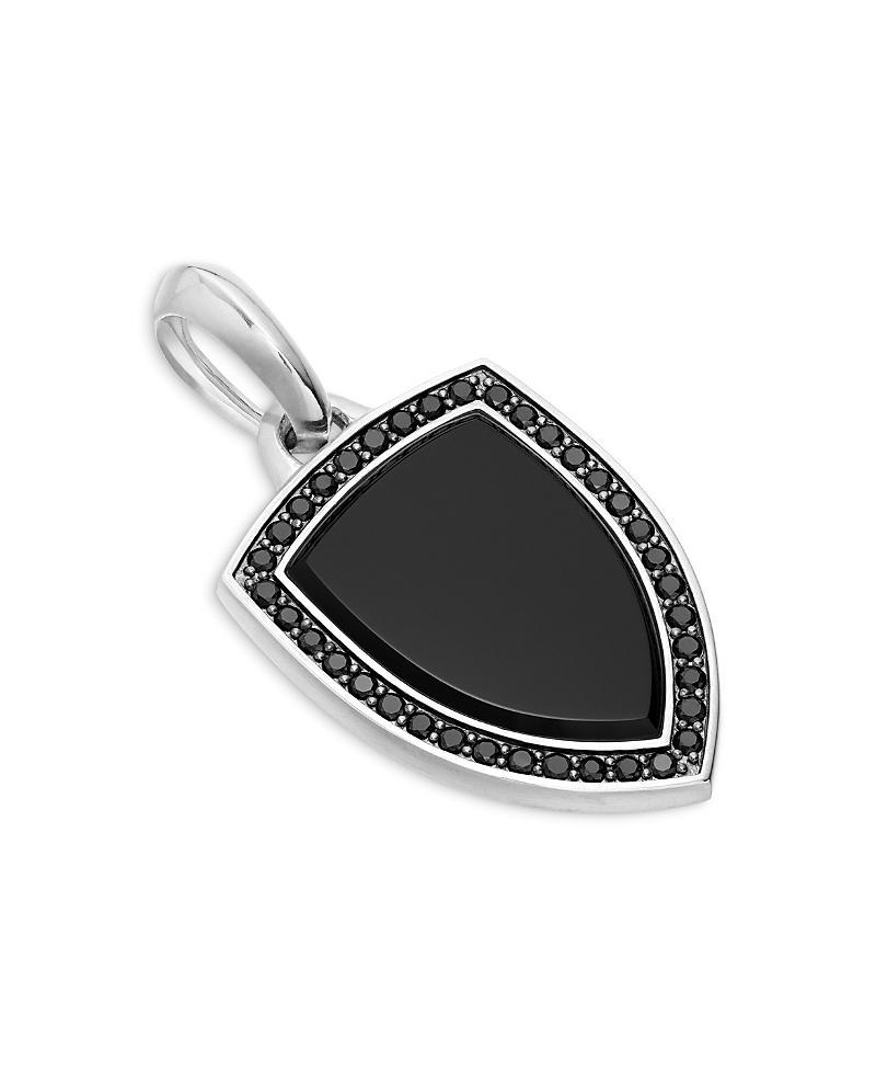 David Yurman Shield Amulet Pendant with Black Onyx and Pave Black Diamonds Product Image