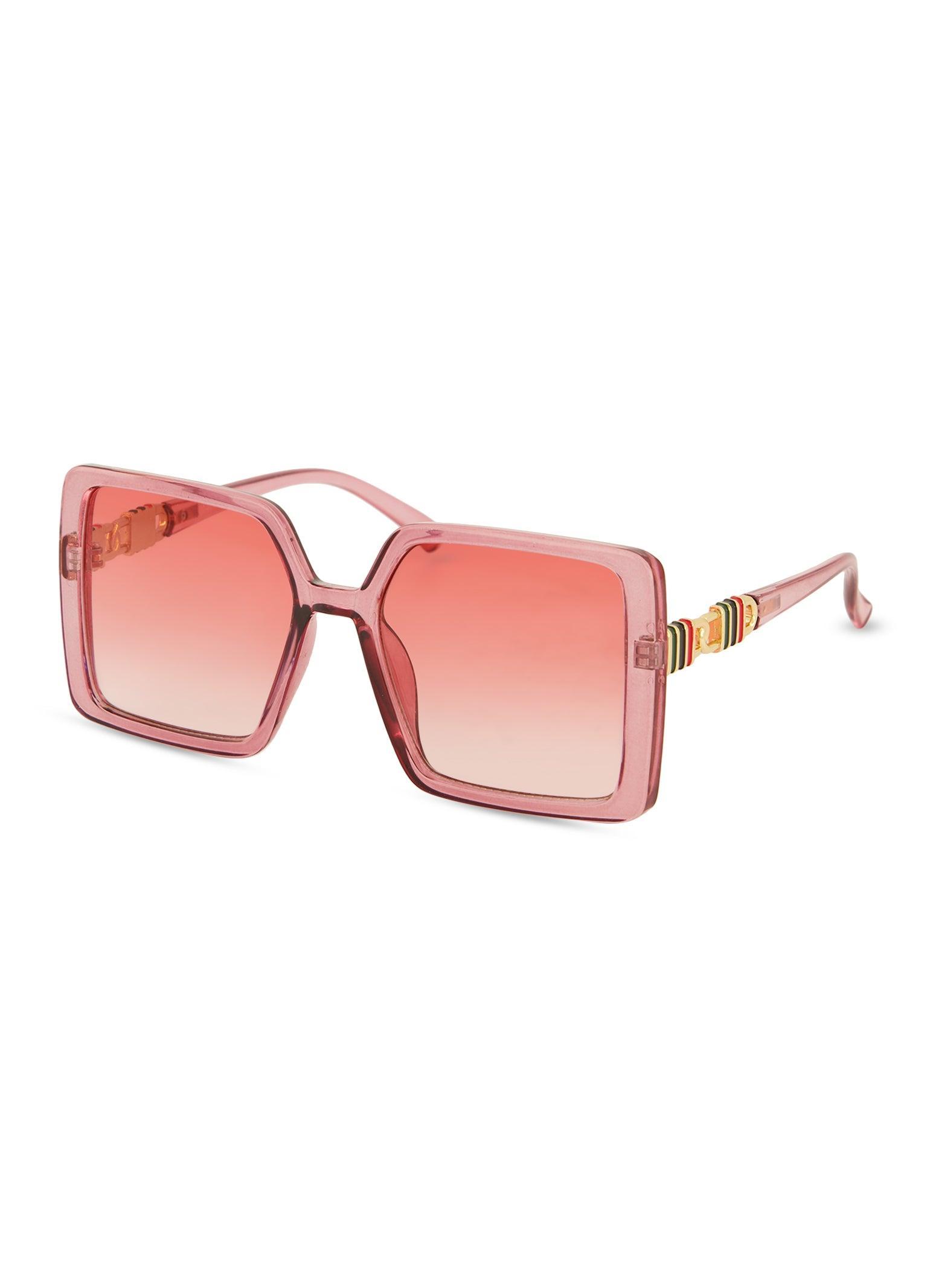 Oversized Square Chain Arm Sunglasses Female Product Image