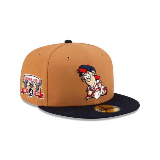 Atlanta Braves Mini Mascot 59FIFTY Fitted Hat Male Product Image