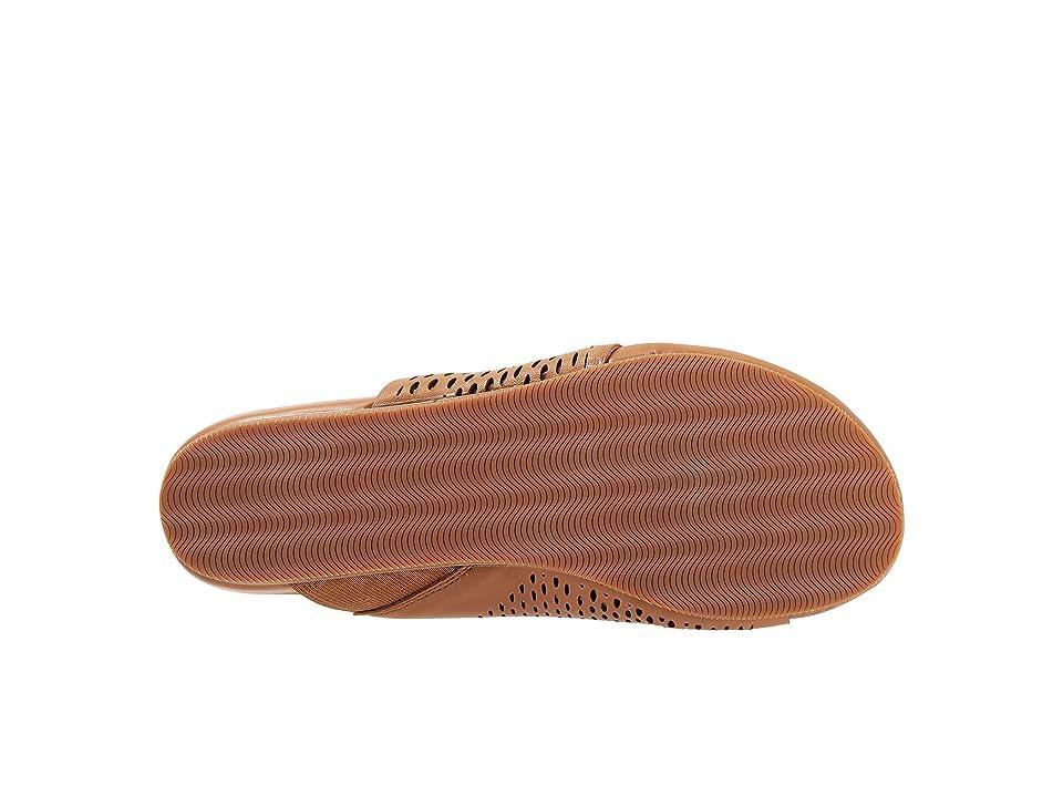 SoftWalk Corsica II Perforated Leather Toe Ring Thong Sandals Product Image