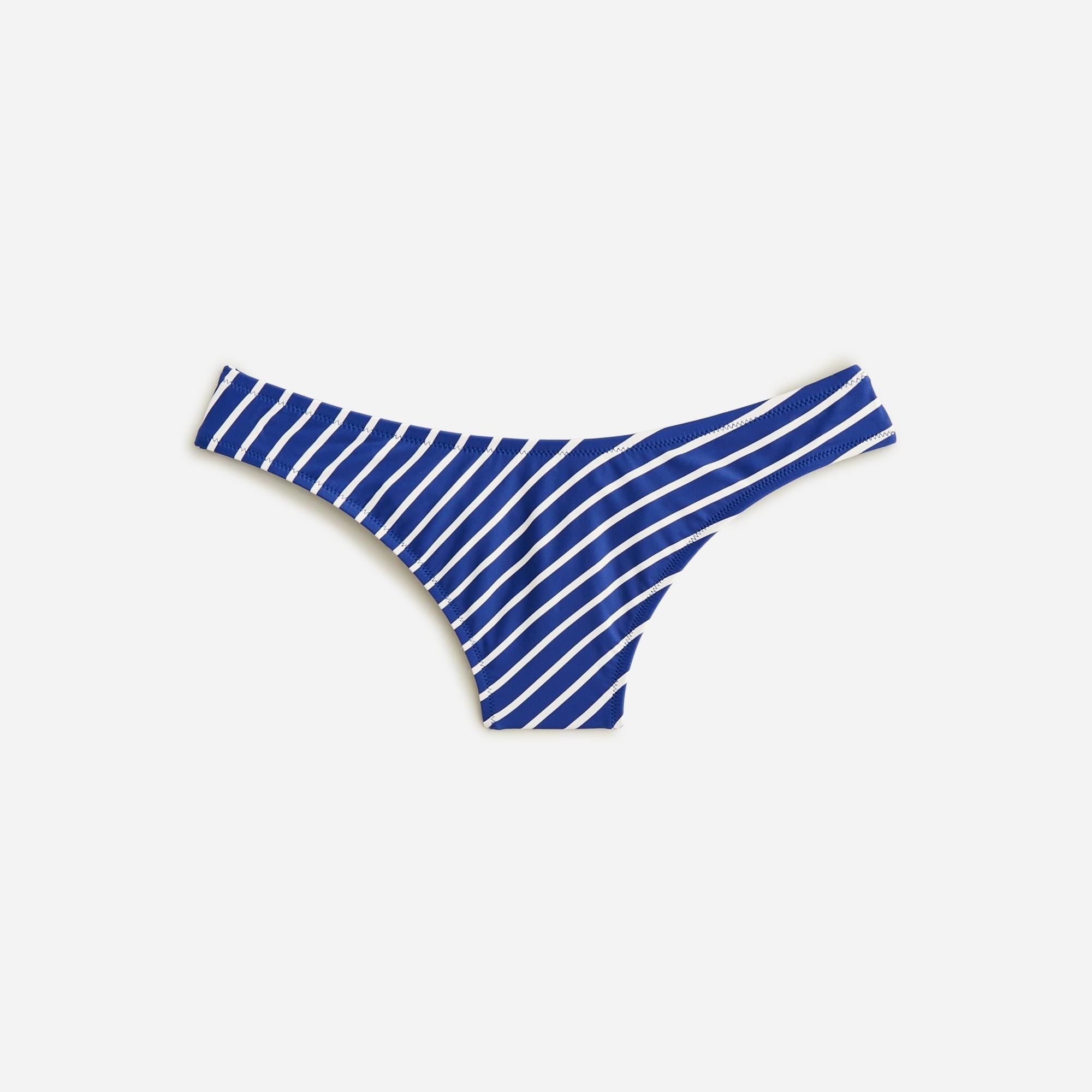 '90s high-leg bikini bottom in stripe Product Image